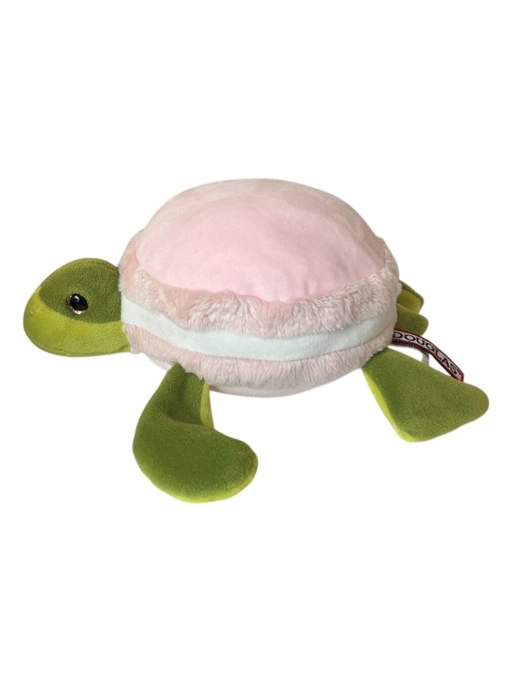 Sea Turtle Macaron Plush By Douglas 7" Pink & Green Soft Stuffed Toy 2021